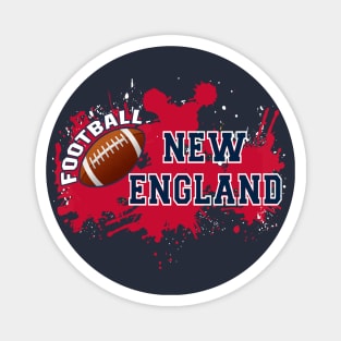 New England Football Retro Vintage For Game Day Magnet